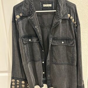 Free People- We The Free Austin Denim Top